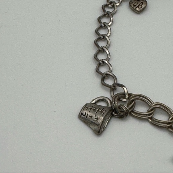 Brighton Charm Silver Bracelet Baking Cooking Muffin Rolling Pin Cookies - Picture 6 of 9